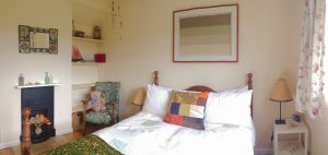 front bedroom at The Pink House holiday cottage Lulworth