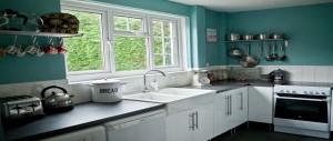 country style kitchen at The Pink House Lulworth Dorset