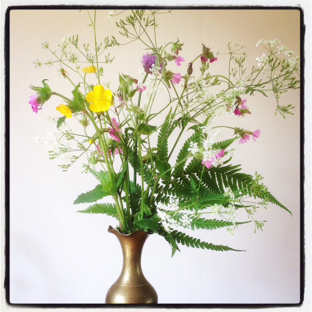 fresh summer flowers from the garden of The Pink House Lulworth
