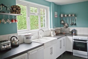 country style kitchen at The Pink House Lulworth Dorset