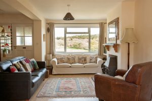 view from the lounge of The Pink House Lulworth Holiday Home Accommodation